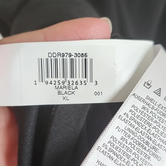 Dress the Population Mariela Dress Black Cutout Design Cocktail Date Night XL - Picture 9 of 11